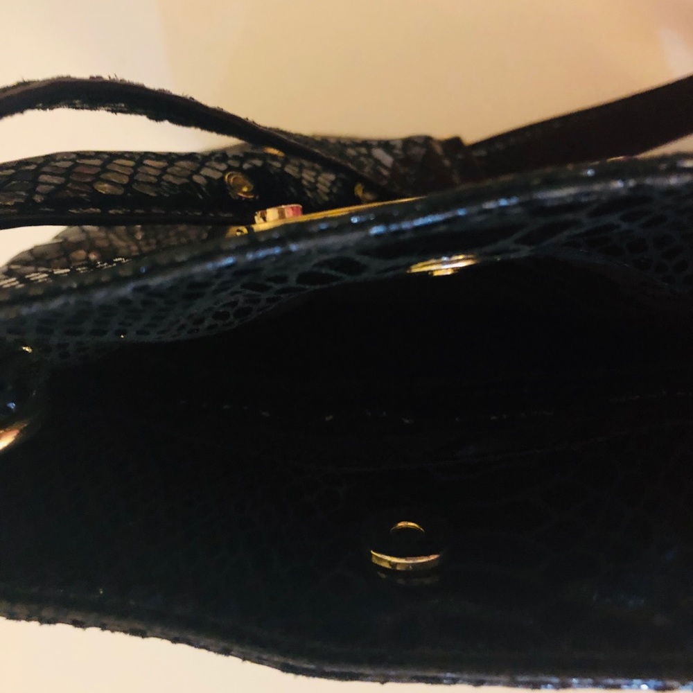 Michael Kors Black Python Leather Crossbody - image 5